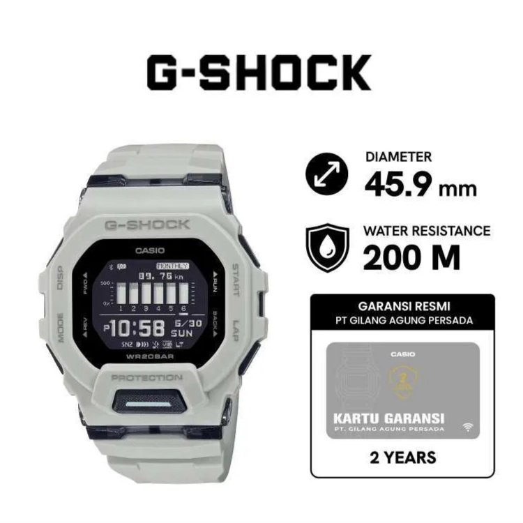 G-SHOCK GBD-200UU-9DR GSHOCK GBD-200UU-9DR JAM TANGA PRIA ORIGINAL
