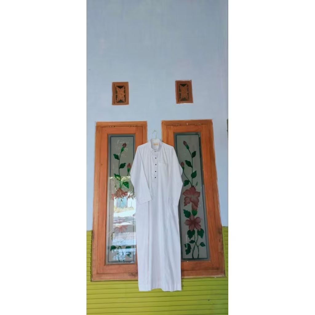 GAMIS PRIA PUTIH PL BRAND DALWA 3