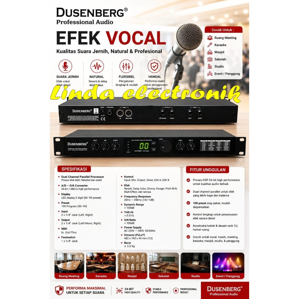 efek vocal dusenberg effecks vocal dusenberg original