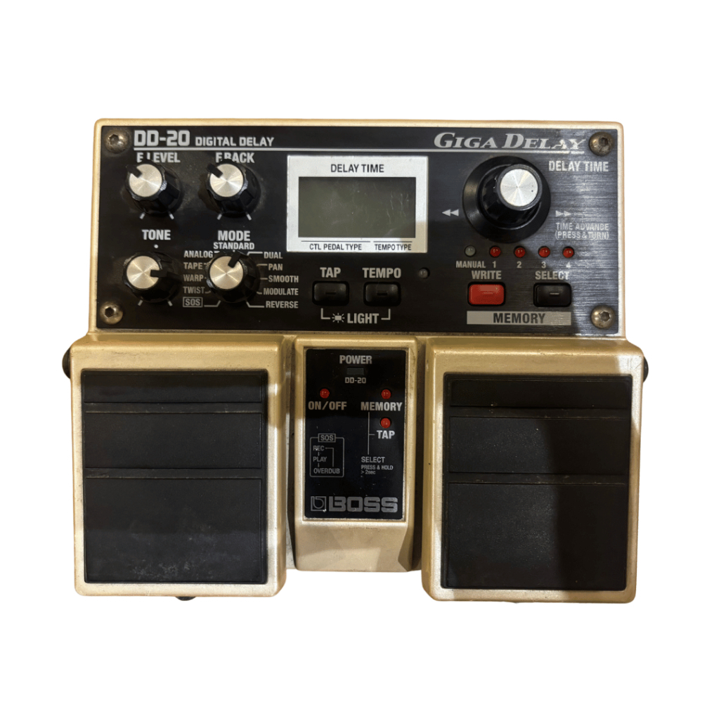 BOSS TWIN PEDAL DD20 GIGA DELAY EFEK GITAR DELAY PROFESSIONAL