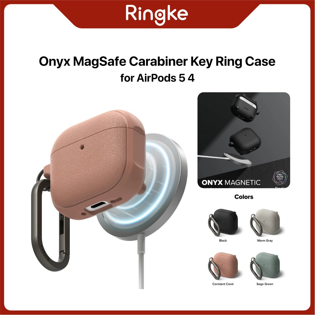 RINGKE Case AirPods 5 4 Onyx MagSafe Magnetic Rugged Protective Device Cover