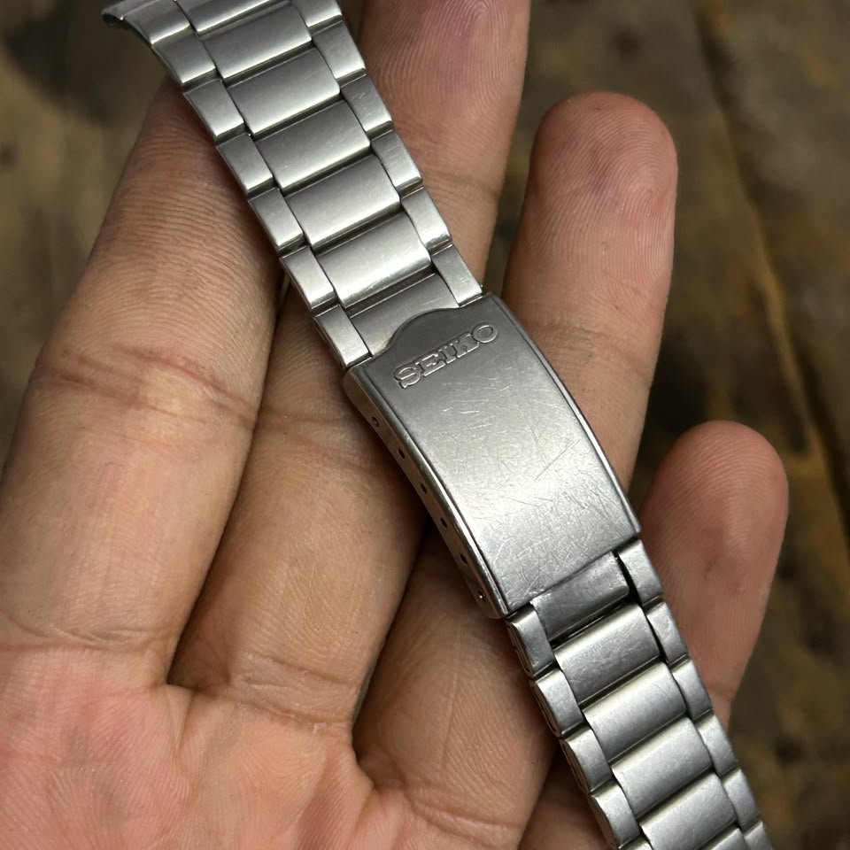 Rantai Jam Seiko 5 Vintage Original Clasp Seiko 4126-ZE – Genuine Stainless Steel