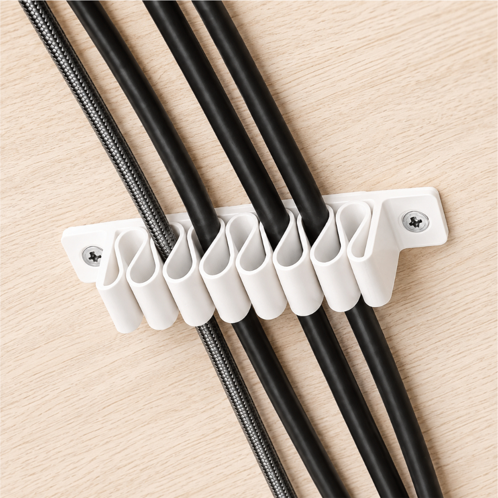 Kabel Organizer Multifungsi/ Klip Tembok Meja Kabel / Universal IKEA Cable Management / Kabel Organi