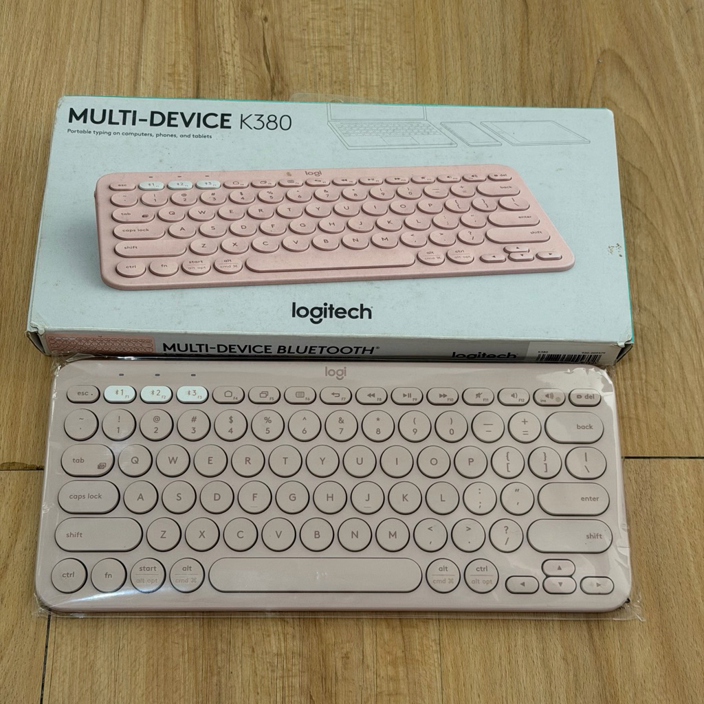 PRELOVED LOGITECH K380 BLUETOOTH KEYBOARD – PINK