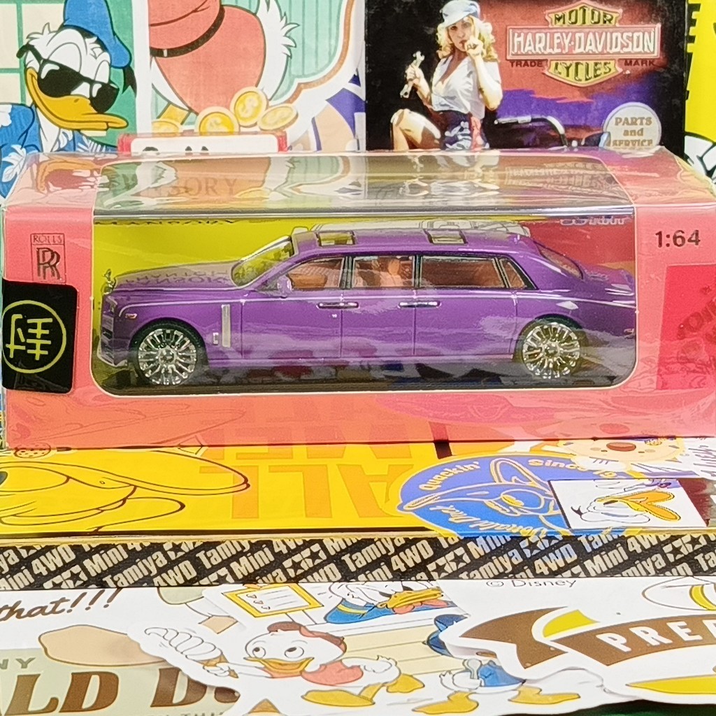 SCA Rolls Royce Phantom Mansory purple small car art diecast 1 64