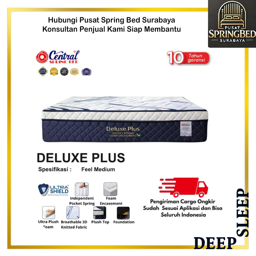 Central - Spring Bed DELUXE PLUS POCKET SPRING CARGO