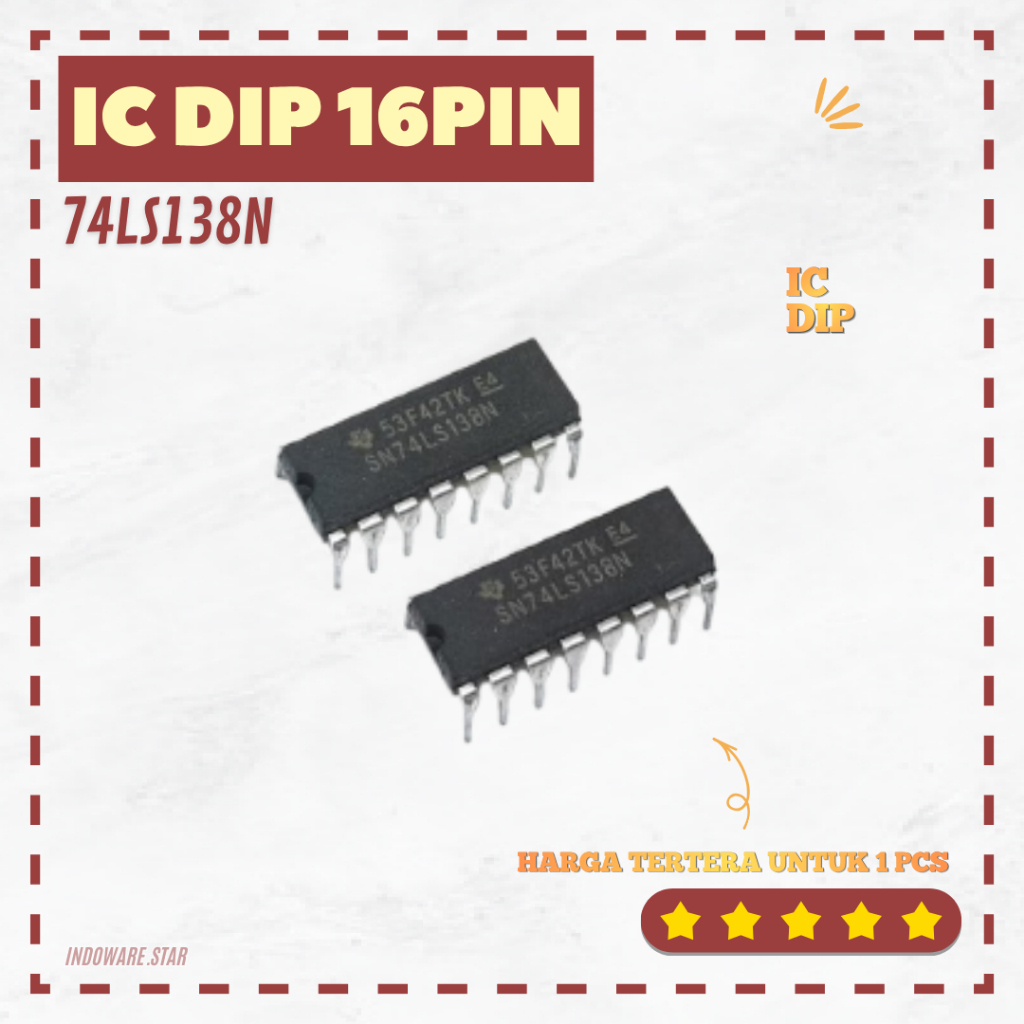 IC DIP 74LS138 SN74LS138N DIP IC 74LS138 74LS138N 74 LS138 DIP 16PIN