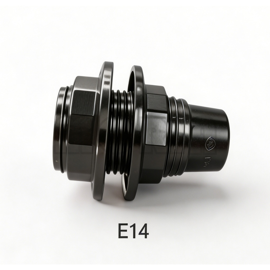 Fitting Lampu Jerman 2 Ring E14 dan E27/Fitting Lampu Hias