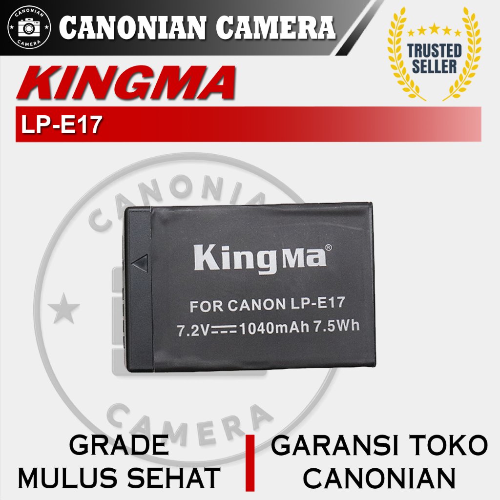 Battery Baterai Kingma LP-E17 Second For Canon 77D / 200D / 750D / 760D / 800D / M3 / M5 / M6