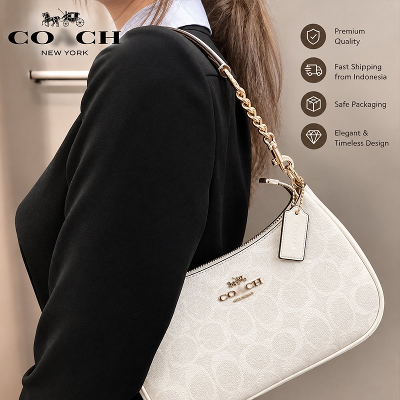 Mila Tas Selempang Eliza CA548 Monogram Vintage Wanita