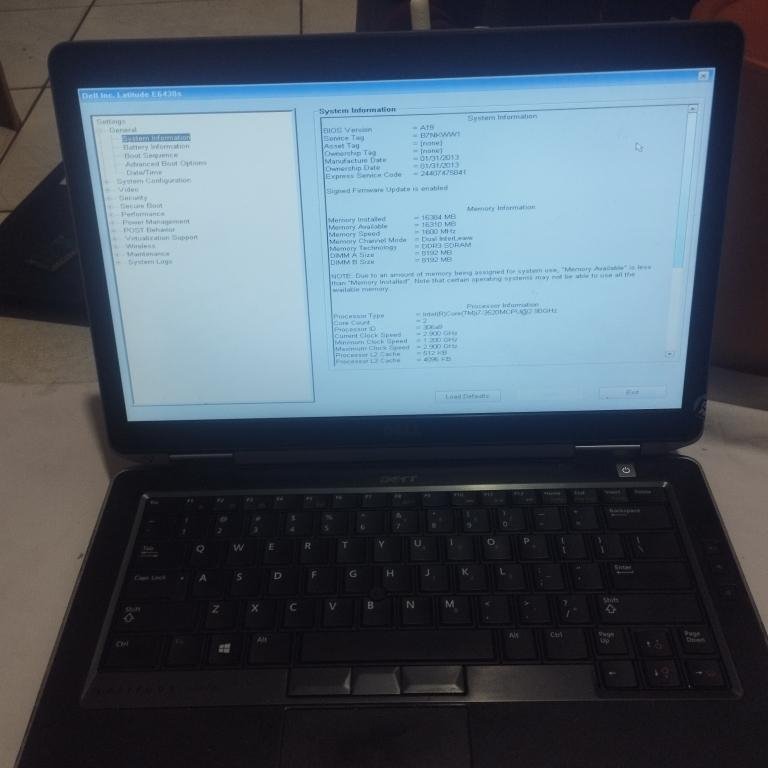 Laptop Dell Latitude E6430s core i7-3520M ram 16 gb