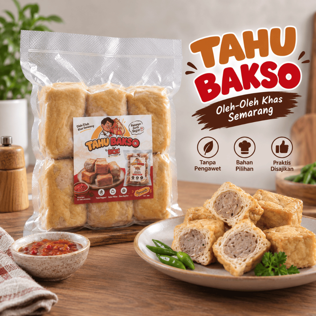 Tahu Bakso Semarang ROS Isi Daging | Frozen Food Homemade | Jajanan Camilan Gurih dan Lezat