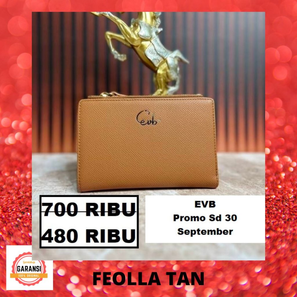 Dompet EVB sale FEOLLA wallet ORI original 100%