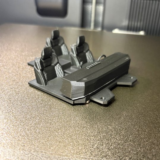 Cuero Interior Dalam Mainan RC 1/18 Traxxas TRX-4M TRX4M Bronco Aksesoris Interior 3D Print