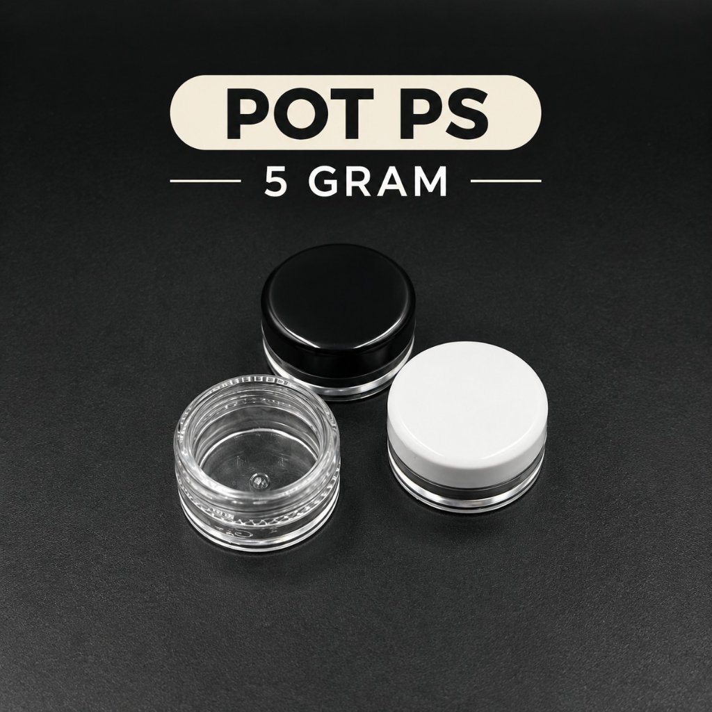 POT PS 5GR PAKET 25 PCS / POT CREAM PS 5GR / POT KOSMETIK 5GR