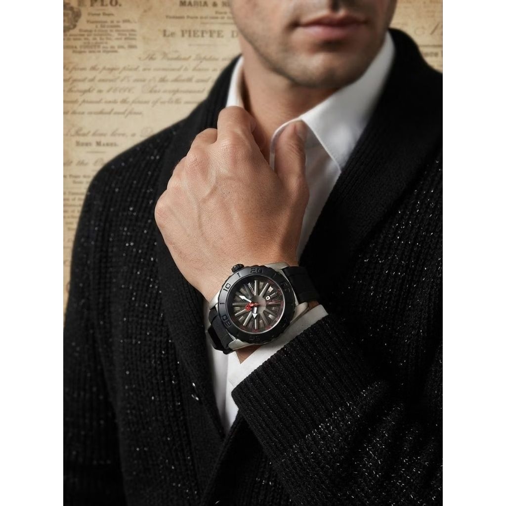 Jam Tangan Pria Belleda Original Sport Casual Desain Turbin Unik 004