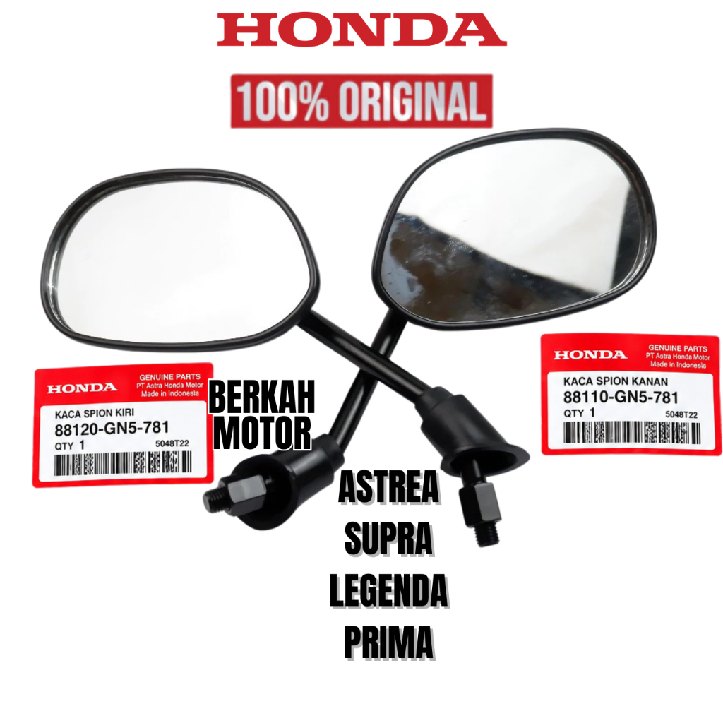 88110-GN5-781 Kaca Spion GN5 Honda Astrea Supra Legenda Prima Original Berkualitas