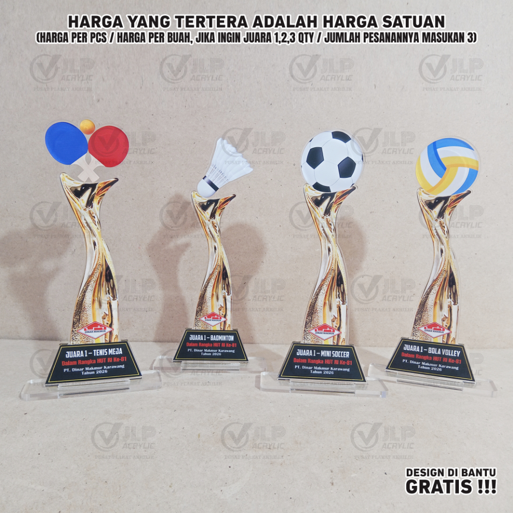 Piala Volly, Trophy Volly, Tropy Volly, Tropi Volly, Piala Tenis Meja, Trophy Tenis Meja, Tropy Teni