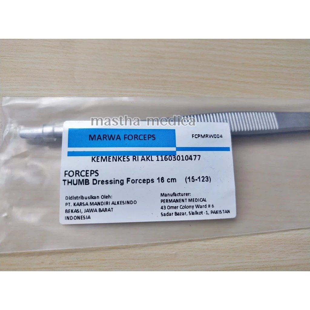 PINSET Anatomis 16cm MARWA Anatomi Dressing Forceps Marwa Forcers