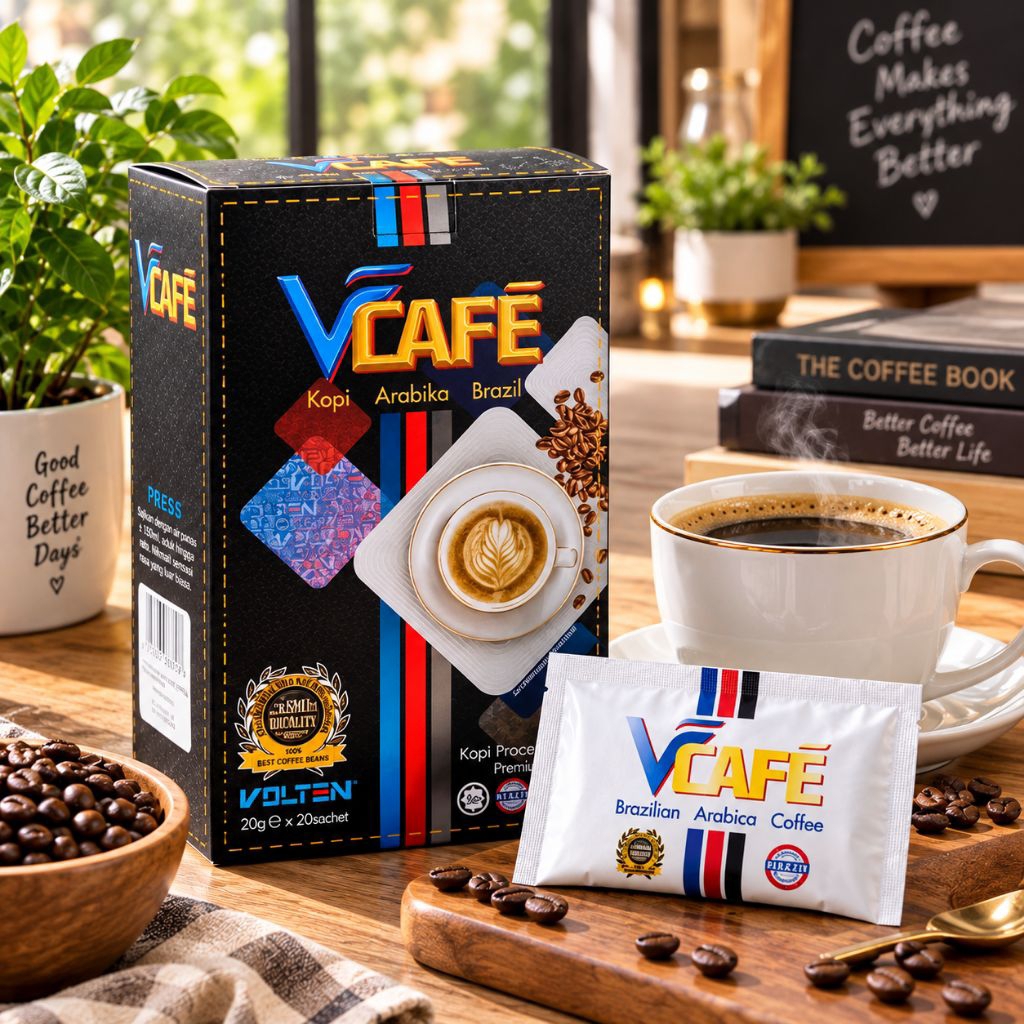 Kopi Vcafe Volten Jahe hitam original