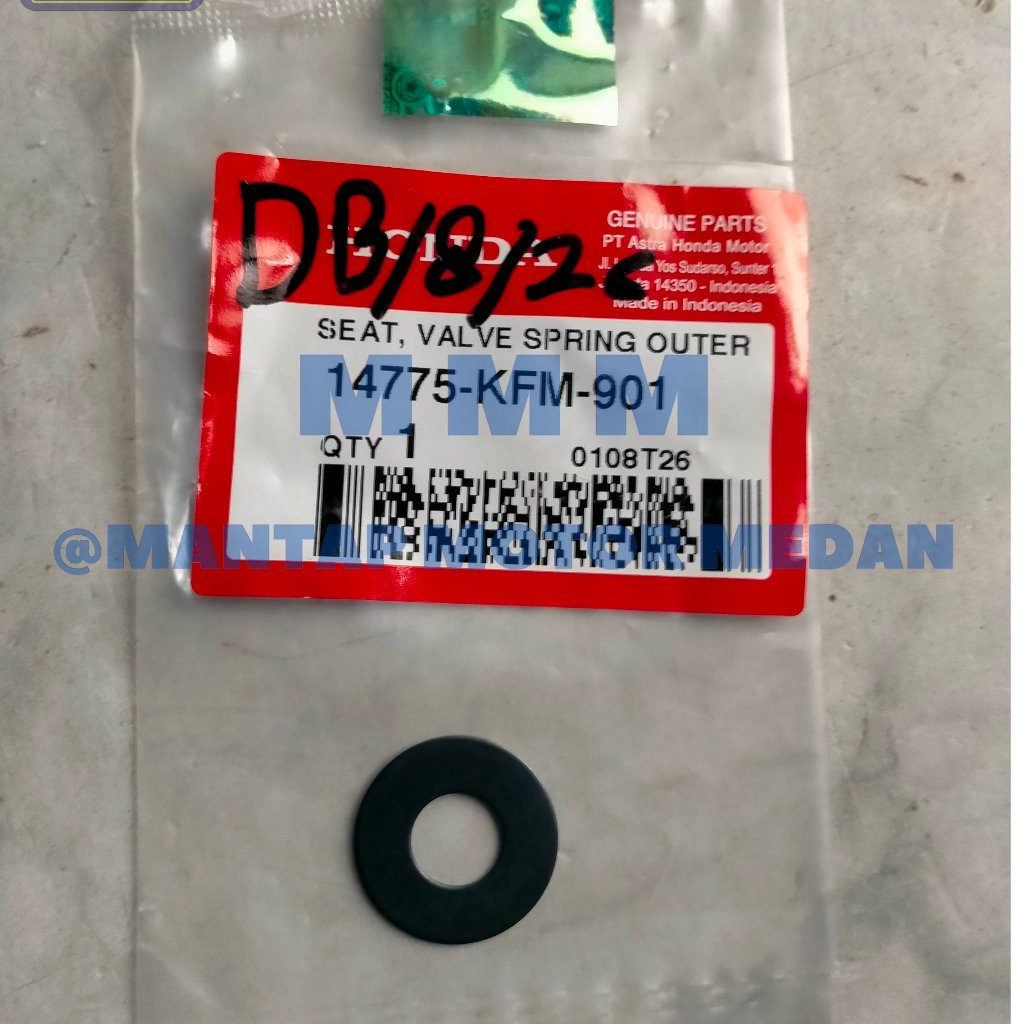 Ring Dudukan Per Klep Supra X 125 Karisma Revo Lama Original Honda 14775-KFM-901