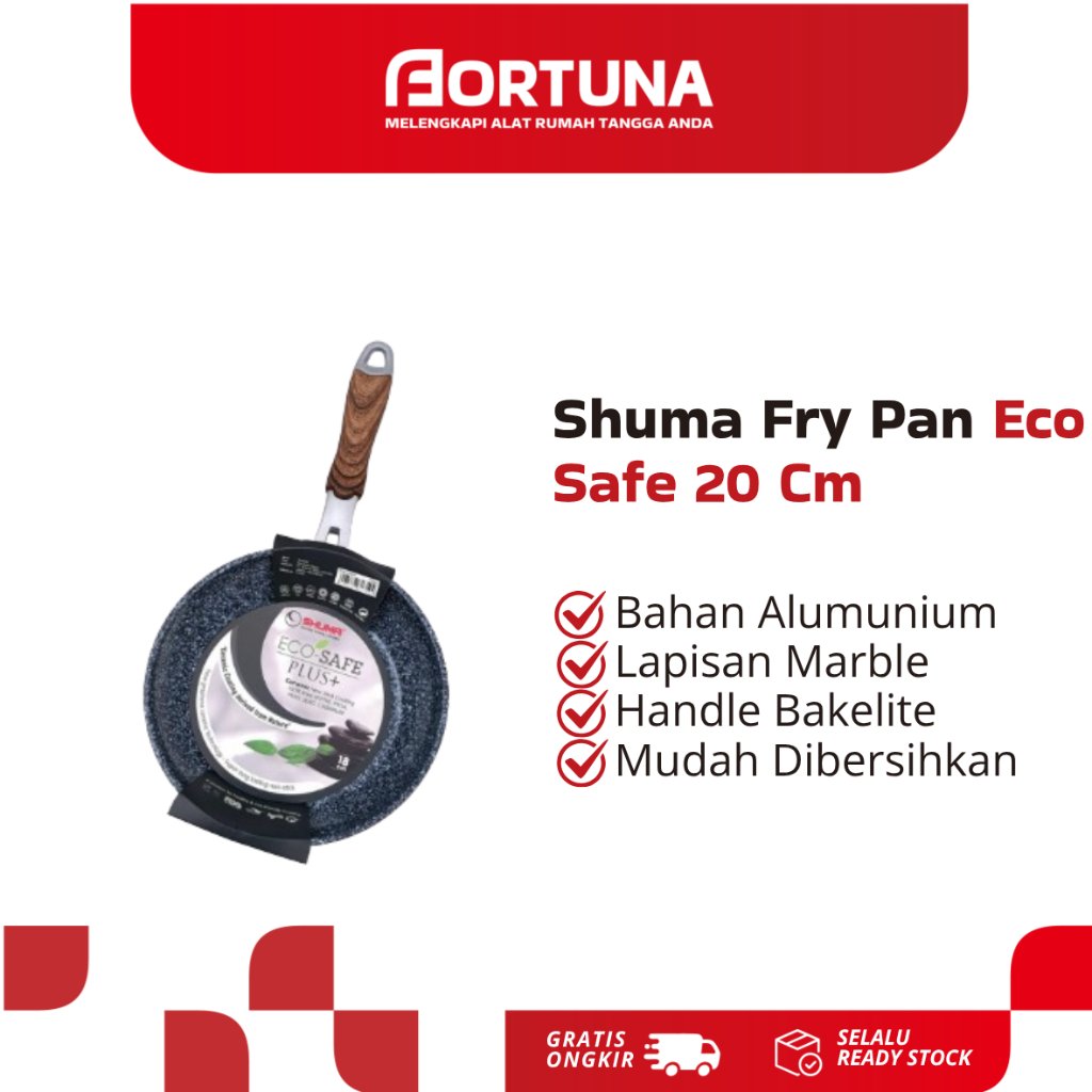 Shuma Fry Pan Eco Safe 20 Cm Wajan Penggorengan