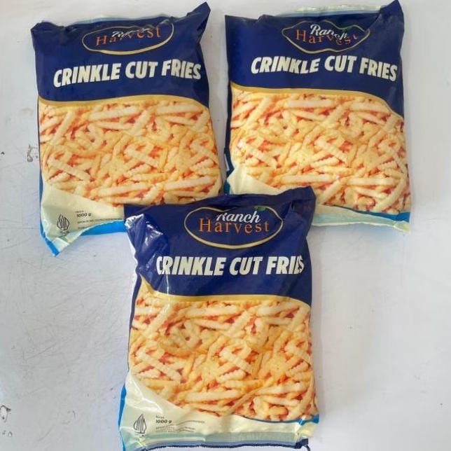 Kentang Beku Crinkle/Kentang gerigi