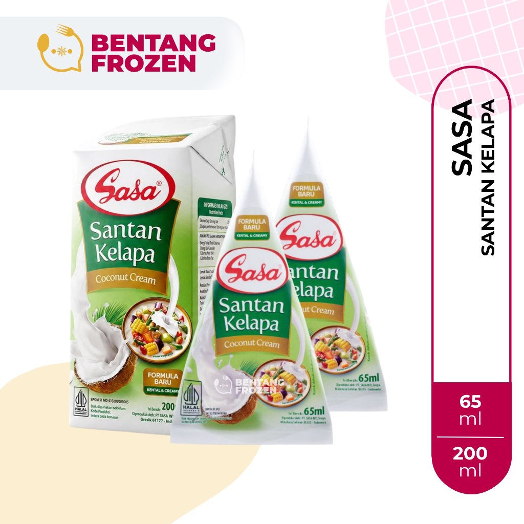 Sasa Santan Kelapa Cair / Sasa Santan Cair Sachet / Sasa Santan Cair Botol