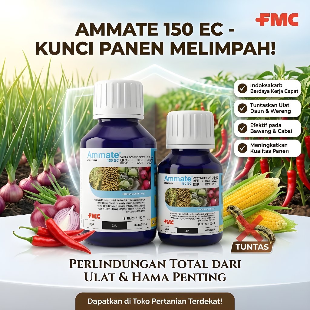 INSEKTISIDA - AMMATE 150 EC - INDOKSAKARB - FMC integrate endure emacel siklon