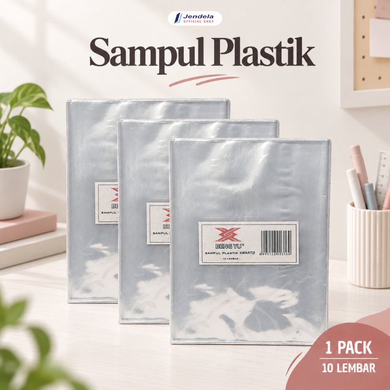 Sampul Buku A5 B5 Folio LKS Sampul Plastik Sampul Roll Sticker Cover Sampul Sticker Buku Sekolah ATK