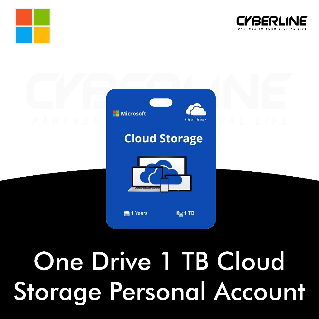 One Drive 1 TB Cloud Storage - Personal Account  1 Years