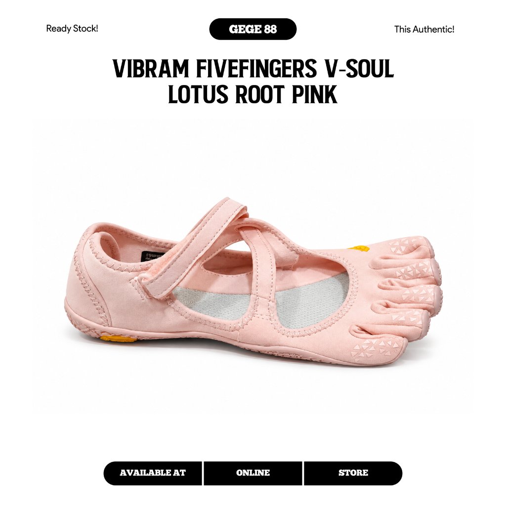 Sepatu Vibram FiveFingers V-Soul Lotus Root Pink