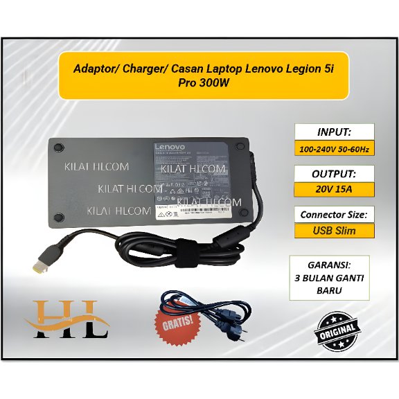 Adaptor/ Charger/ Casan Laptop Lenovo Legion 5i Pro 300W