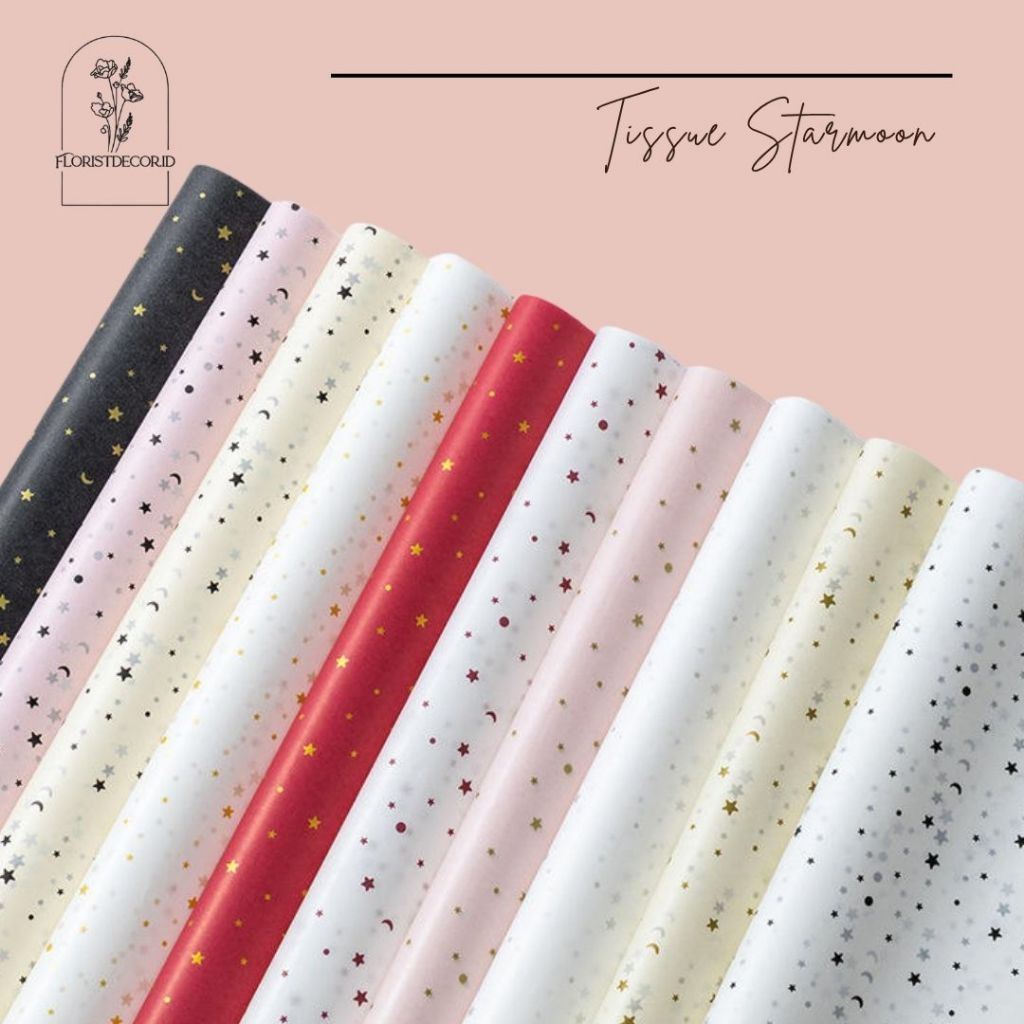 THIN TISSUE PAPER / KERTAS BUNGA TISUE / KERTAS BUKET TISSUE / KERTAS CELLOPHANE / KERTAS TISSU