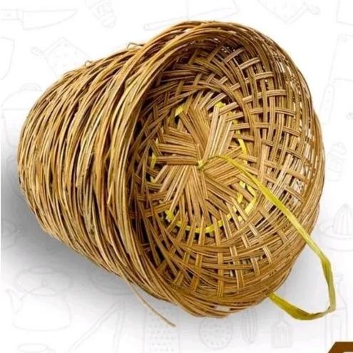 Piring Anyaman 20 Pcs Piring Lidi Anyam Bambu Piring makan piring  bambu anyam piring 1 kodi