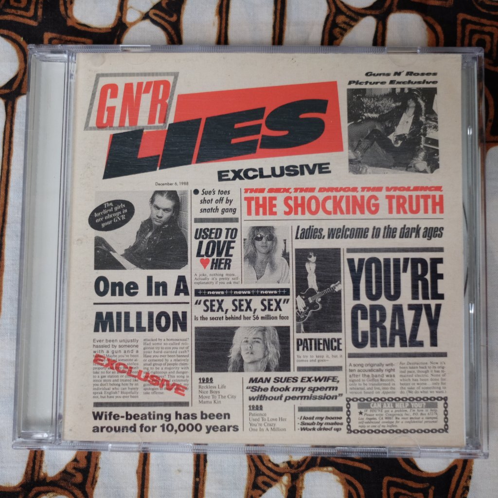 CD GUNS N ROSES  --  LIES