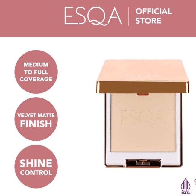 ESQA FLAWLESS POWDER FOUNDATION BEDAK | BOX REJECT