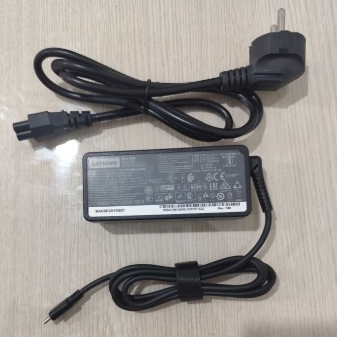 charger lenovo type c 65watt 65w original copotan