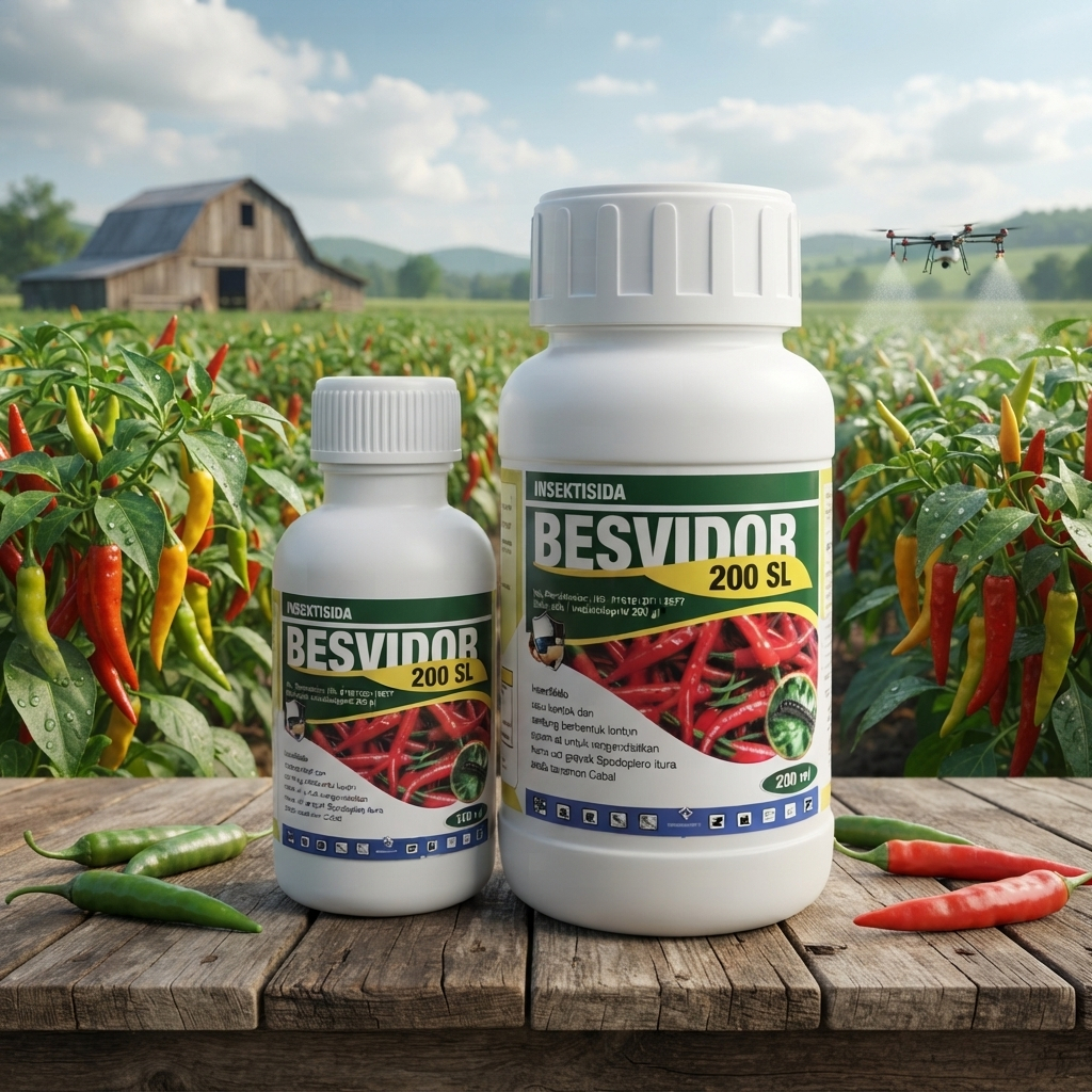 Besvidor 200 SL — Imidakloprid 200 g/l, Basmi Wereng Coklat, Walang Sangit, Penggerek Batang Padi, U