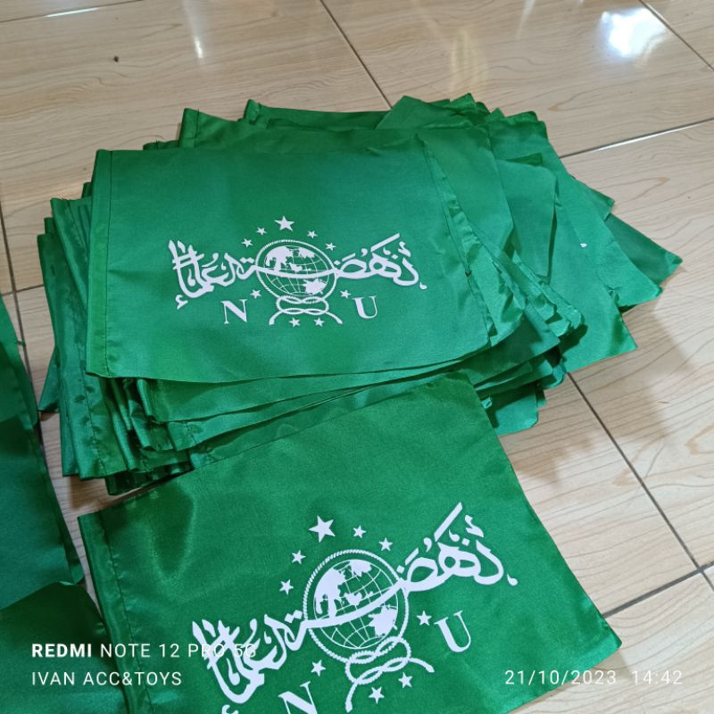 grosir bendera NU mini 20 pcs harga murah ( tanpa stik bambu)