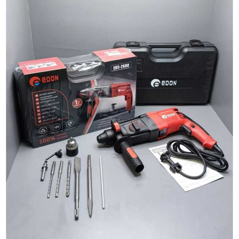 EDON Mesin Bor Hammer Bobok Beton Tembok SDS Plus ED5-2680