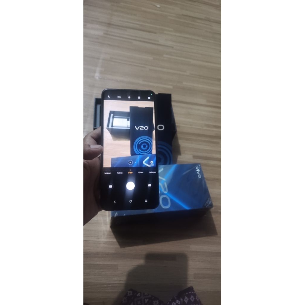 HP VIVO V20 Midnight Jazz Second fullset 8GB RAM, 128 ROM