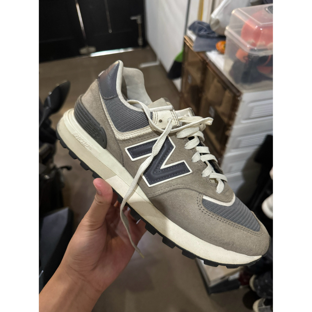 Sepatu New Balance 574 Marblehead Grey Size 43 Original Second