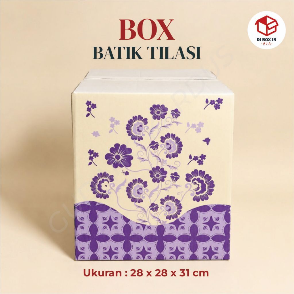 KARDUS PARCEL BOX HAMPERS BESAR / BINGKISAN LEBARAN/BATIK/IDUL FITRI