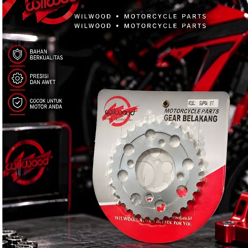 GEAR BELAKANG SUPRA GRAND LEGENDA SUPRA X LAMA 428 WILWOOD/GEAR BELAKANG SUPRA WILWOOD