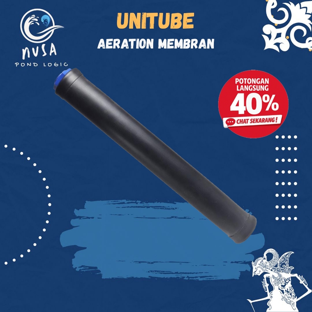 Aerasi Tube Diffuser 50 cm EPDM Membran Unitube Kolam