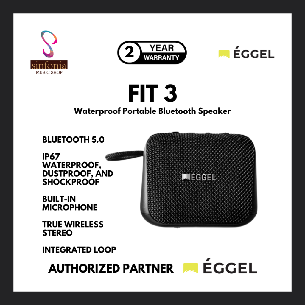 Eggel Fit 3 Waterproof Portable Bluetooth Speaker