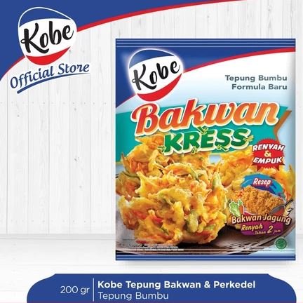 Kobe Tepung Bakwan 200gr/ Tepung Bakwan Kobe/ tepung kobe bakwan/ Kobe Tepung Bumbu Bakwan Kress 200