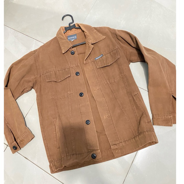 [preloved] jacket roughneck brown ukuran M