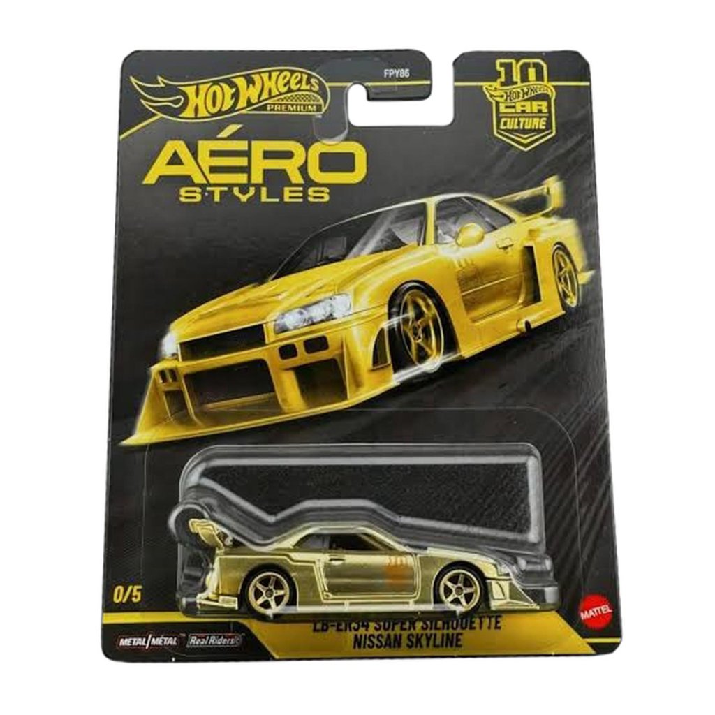 HOT WHEELS HOTWHEELS CHASE PREMIUM CAR CULTURE AERO STYLES style LB - ER34 SUPER SILHOUETTE NISSAN S